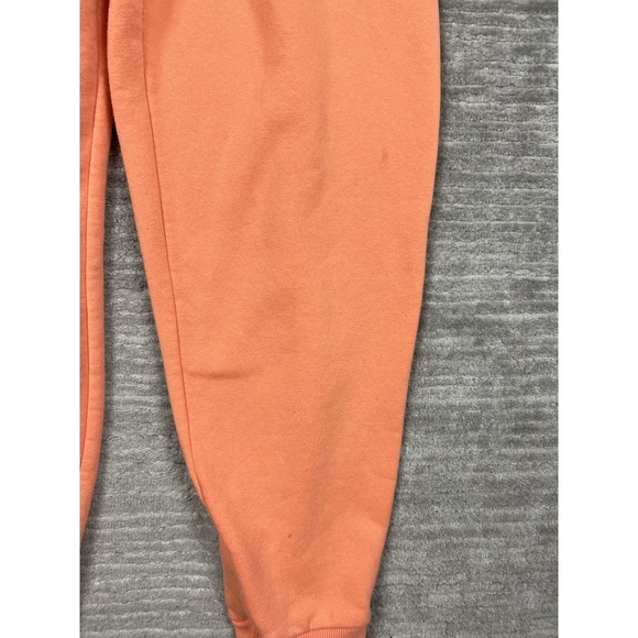 Zenana Pants Womens Small Orange‎ Joggers Pull On Drawstring Cotton Blend - Picture 4 of 14